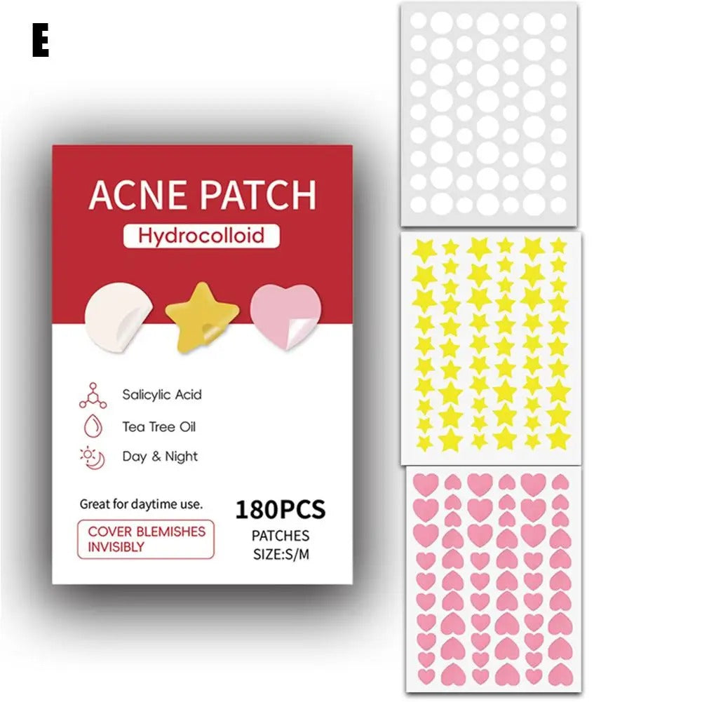 360 Pcs Colorful Hydrocolloid Acne Patches