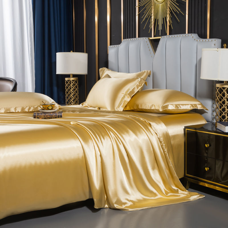 Nordic Silk Bedding Set with Duvet Cover