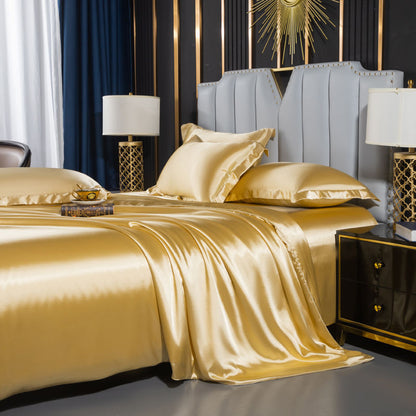 Nordic Silk Bedding Set with Duvet Cover